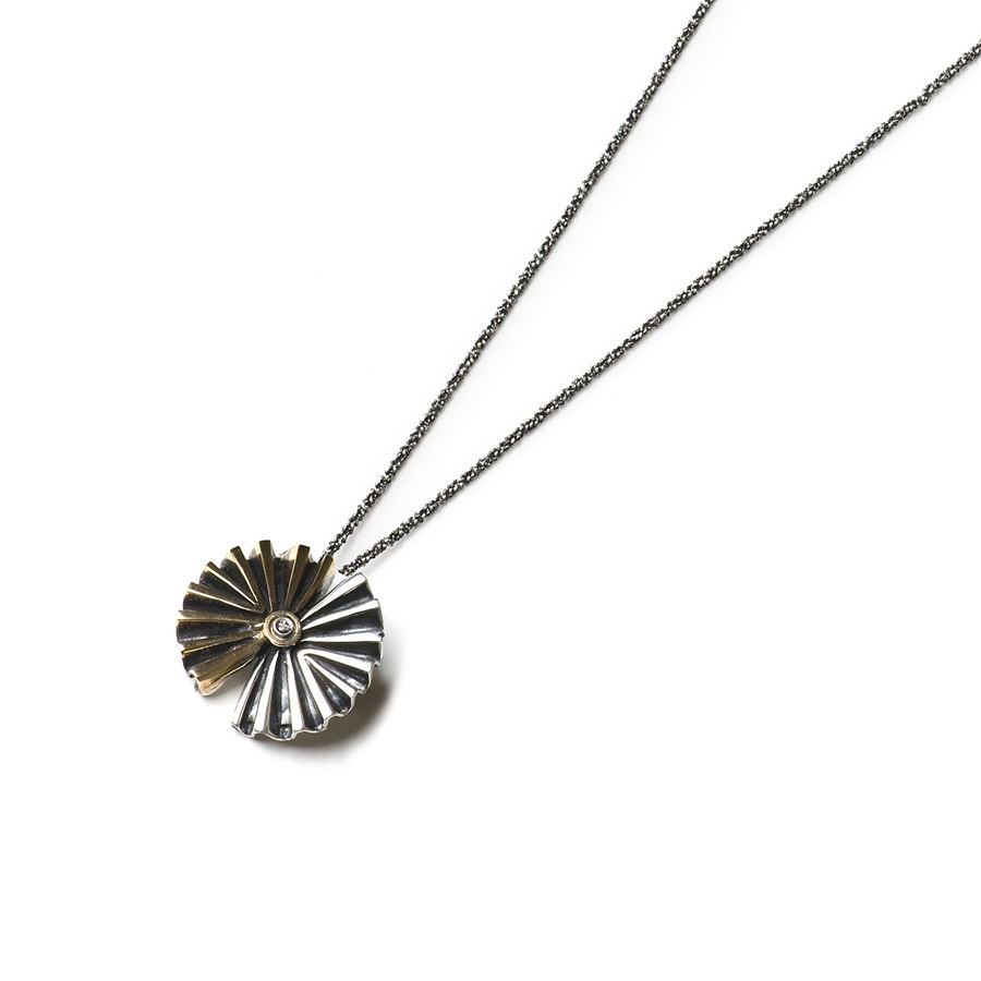 Double Fan pendant VENTAGLI | CD TONDO MEDIO ZIRCAGBR
